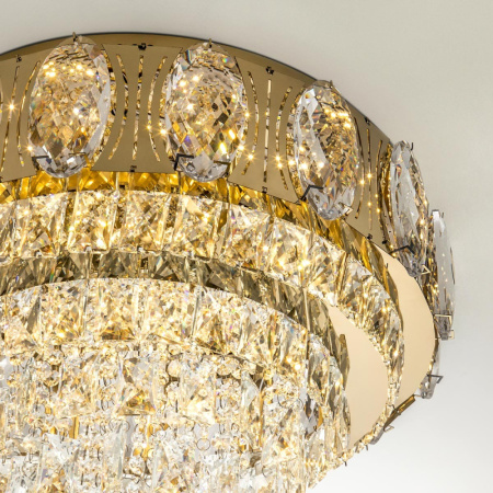 L9438-500 GD с УД Потолочная люстра LED4U L9438-500 GD с функцией УД