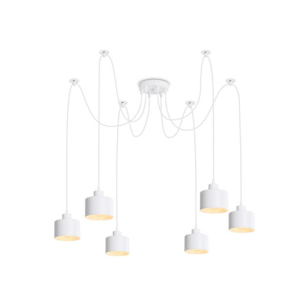 TR8131 Подвесной светильник в стиле лофт TR8131/6 WH белый